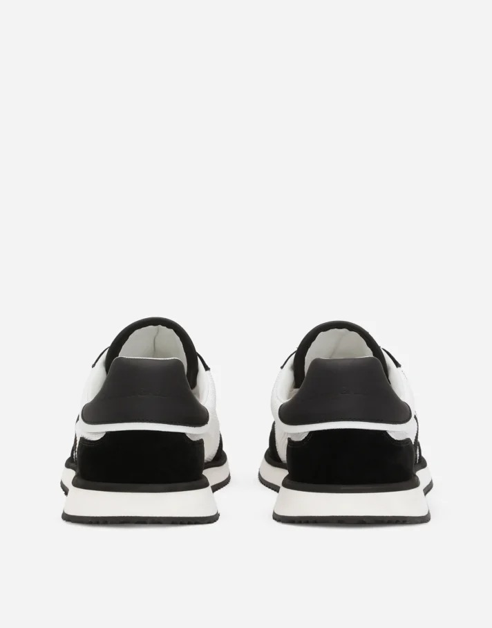 Mixed-material DG CUSHION sneakers